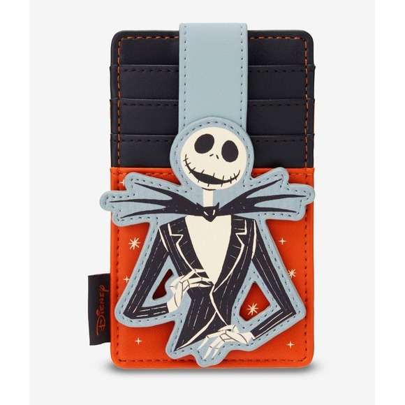 Loungefly Nightmare Before Christmas Jack Skellington Bow Tie Belt Bag & CARDHOL - Picture 6 of 10